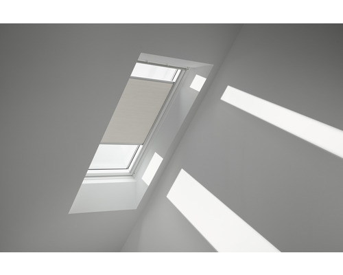 VELUX Plissé honingraat verduisterend handbediend FHC CK04 1172S lichtgrijs