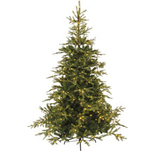 Versierde kerstboom met verlichting
