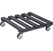 Houten rolplank met wielen voor het vervoer van objecten