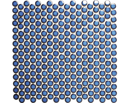 Mozaïektegel keramisch Knopf 451N blauw 32x30,5 cm