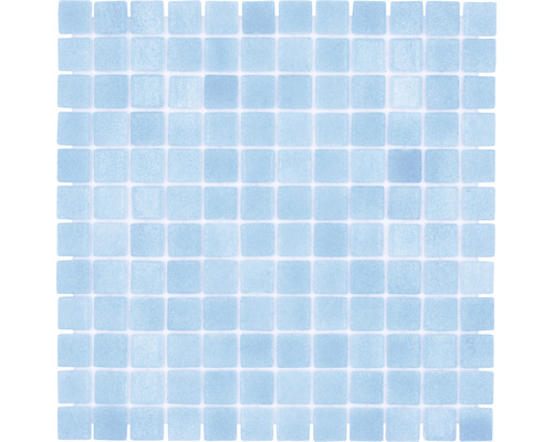 Mozaïektegel glas VP501PAT blauw 31,6x31,6 cm
