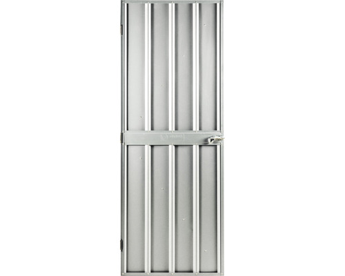 GLOBEL Zwaaideur kit 6 mm zilver metallic 176x66 cm GLOBEL Zwaaideur kit 6 mm zilver metallic 176x66 cm