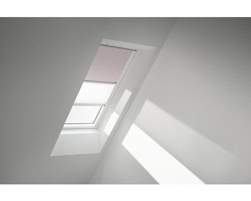 VELUX Verduisterend rolgordijn plus plissé handbediend DFD C02 4659SWL roze sterren