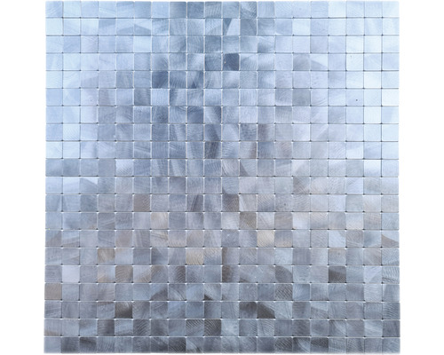 Metaalmozaïek metaal SAM 4MM15 zilver 30x30 cm Vierkante mozaïektegel van metaal