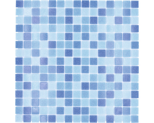 Mozaïektegel glas GM A 339P blauw 32,7x30,5 cm