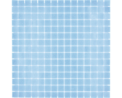 Mozaïektegel glas GM A 37P blauw/turquoise 32,7x30,5 cm Glazen mozaïektegel