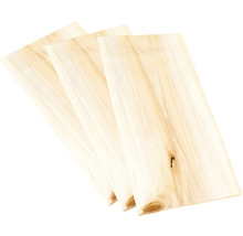 Drie lichte houten planken