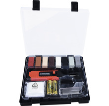 Gereedschapskoffer met waskit, reparatiepen en batterijen