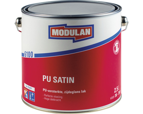 Modulan PU Satijnlak blik met 2,5 liter inhoud