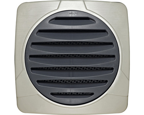 Vierkante ventilatieafdekking met ronde opening