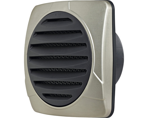 Muurventilator met lamellen