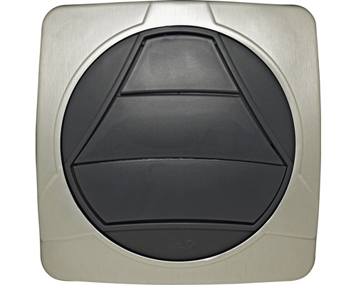 Vierkante badkamerventilatie met verstelbare lamellen