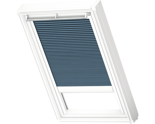 VELUX Plissé honingraat bediening op zonne-energie FSC 104 1164S grey melange