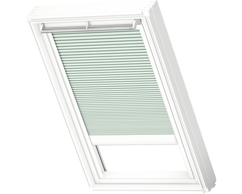 VELUX Plissé honingraat bediening op zonne-energie FSC C02 1168SWL groen Plissé voor dakraam voor lichtregulering