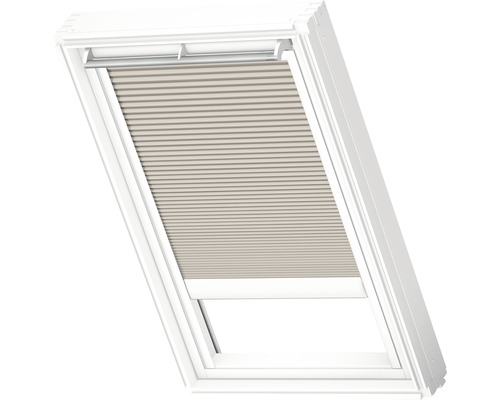 VELUX Plissé honingraat bediening op zonne-energie FSC M12 1171SWL zand