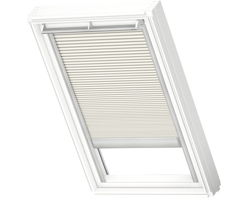 VELUX Plissé honingraat bediening op zonne-energie FSC C02 1172SWL lichtgrijs VELUX Plissé honingraat bediening op zonne-energie FSC C02 1172SWL lichtgrijs