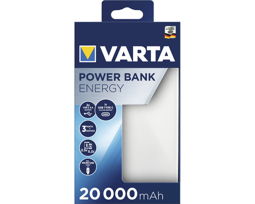 Varta Powerbank Energie met 20000 mAh