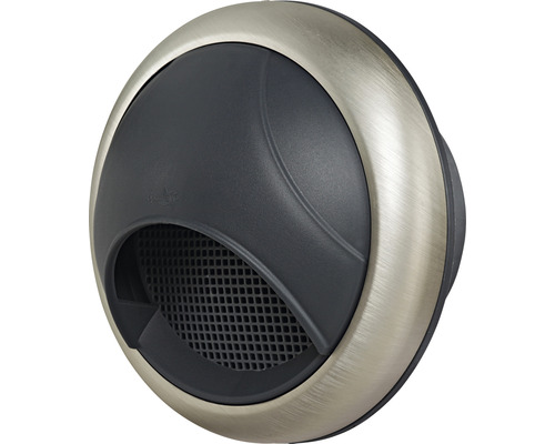 Ronde wandventilator met metaaleffect