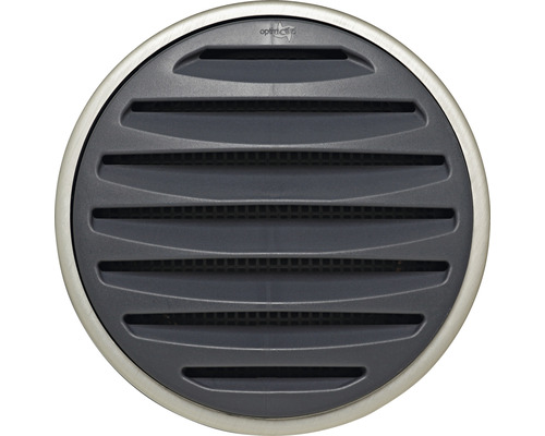 Rond schotelventiel met lamellen