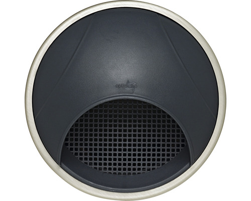 Afvalbakdeksel met ronde vorm en rooster