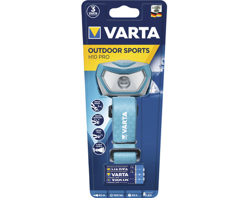 Varta Outdoor Sports H10 Pro hoofdlamp in verpakking