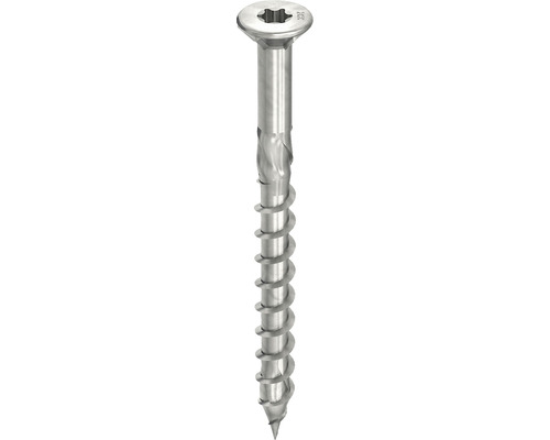 HECO Topix-Plus Vlonderschroef 5,0x70 mm platverzonken kop met freesholtes Torx T20 deeldraad RVS A2, 200 stuks