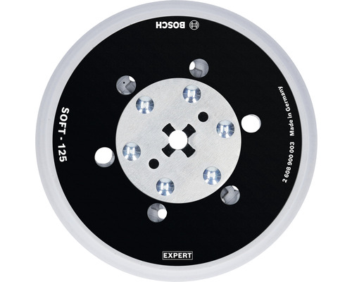 BOSCH Expert steunpad voor universele excentrische schuurmachines Ø 125 mm soft Bosch EXPERT schuurzool soft 125