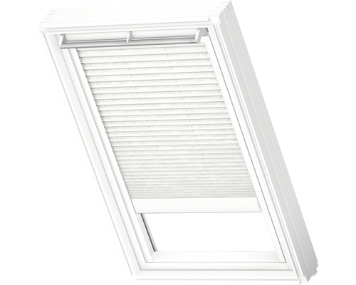 VELUX Plissé lichtdoorlatend bediening op zonne-energie FSL FK08 1256SWL classic white