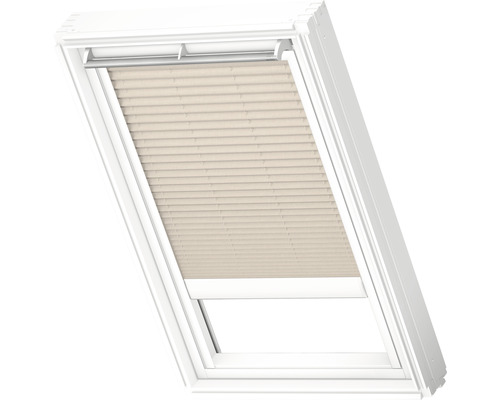 VELUX Plissé lichtdoorlatend bediening op zonne-energie FSL SK06 1259SWL classic sand