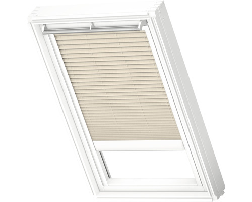 VELUX Plissé lichtdoorlatend elektrisch FML C01 1283S licht beige