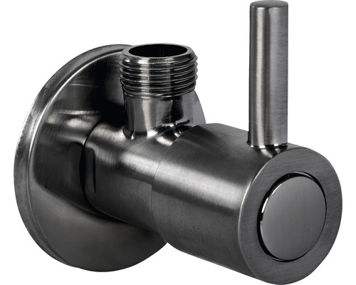 Hoekstopkraan 1/2" x 3/8" gun metal Hoekstopkraan 1/2" x 3/8" gun metal