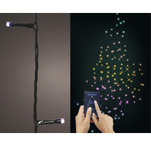 Lichtsnoer met ledlampen en smartphonebediening ter decoratie