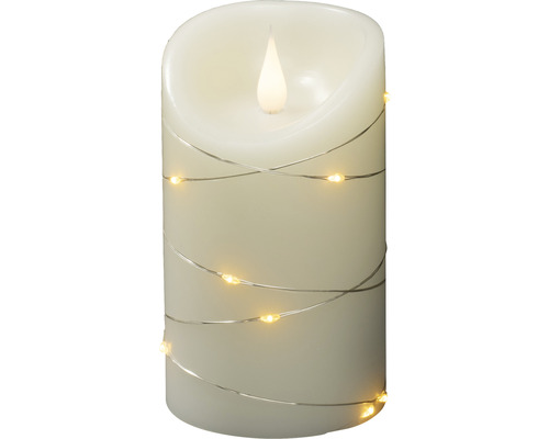 Decoratieve LED stompkaars met draadverlichting