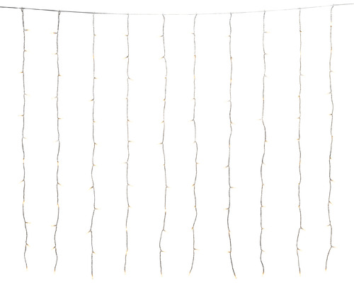 Lichtgordijn met meerdere strengen en kleine lampjes