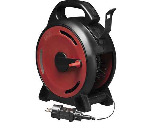 Verlengsnoerhaspel voor flexibel gebruik van elektrische apparaten