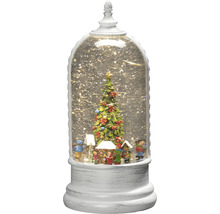 Sneeuwbol met kerstboommotief