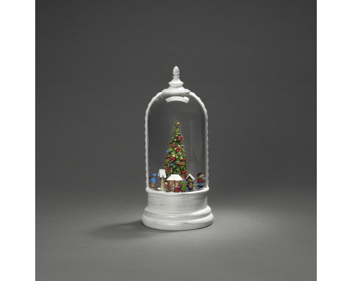 Kerstbal met kerstboom en figuren