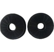 Twee afzuigkapfilters van actieve kool