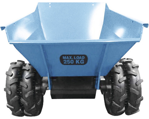 Gemotoriseerde kruiwagen met een maximale belasting van 250 kilogram