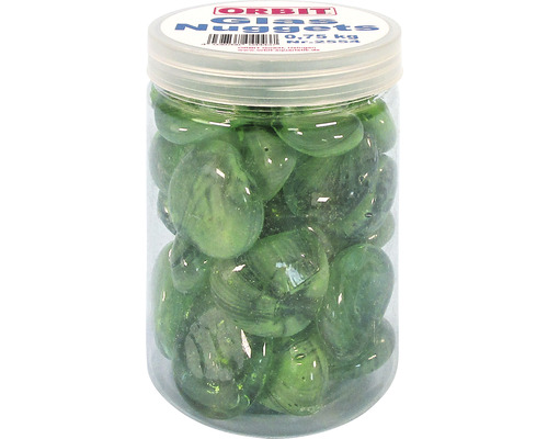 Orbit Glas Nuggets 0,75 kg in voorraadpot