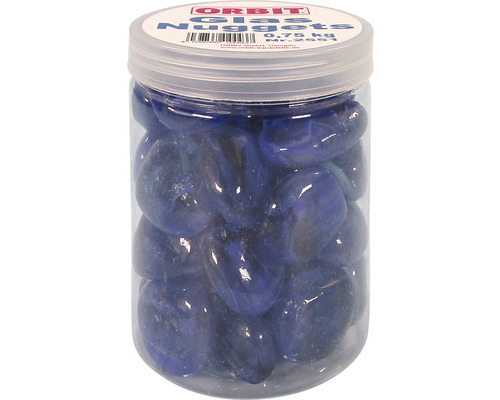 Glasnuggets in een container, 0,75 kg