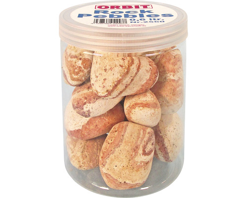 Orbit rivierkeien in een doorzichtige container, inhoud 0,6 liter