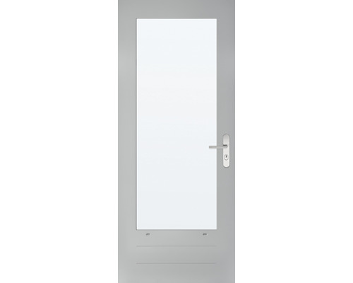 ARON Achterdeur gegrond AAD-IP40 83x201.5 cm, excl. glas & accessoires Deur met glazen inzetstuk en deurklink