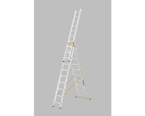 Aluminium multifunctionele ladder in A-stand en als enkele ladder