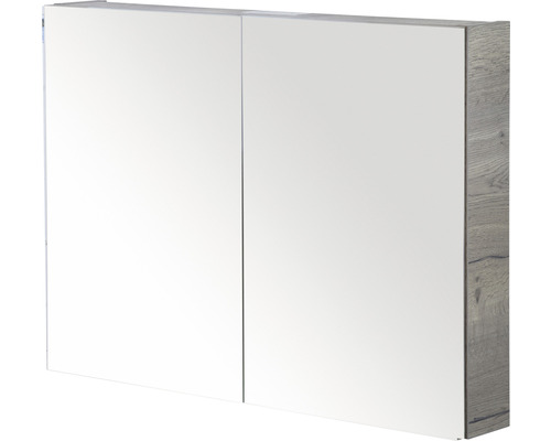Spiegelkast met twee deuren voor de badkamer