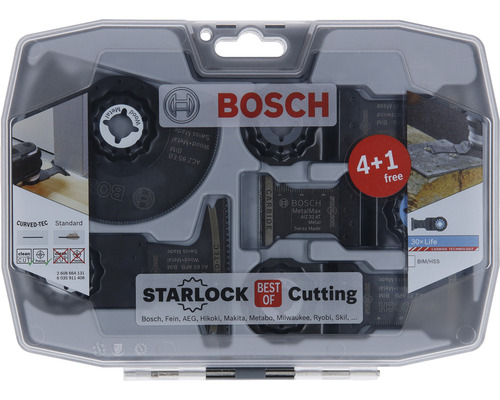 Bosch Starlock multitool zaagblad set in plastic verpakking