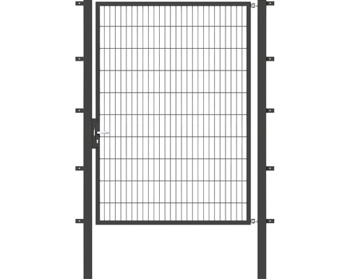 ALBERTS Enkele poort Flexo 150 x 200 cm 6/5/6 incl. palen 8 x 8 cm antraciet Enkele poort met gaasvulling voor tuinafscheidingen