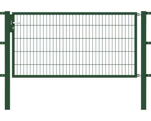 ALBERTS Enkele poort Flexo 200 x 100 cm 6/5/6 incl. palen 8 x 8 cm mosgroen