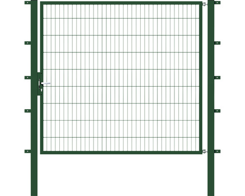 ALBERTS Enkele poort Flexo 200 x 180 cm 6/5/6 incl. palen 8 x 8 cm mosgroen