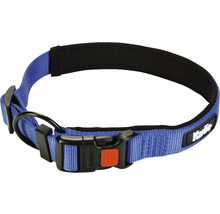 KARLIE Halsband Art Sportiv Premium nylon blauw 25 mm, 50 - 55 cm